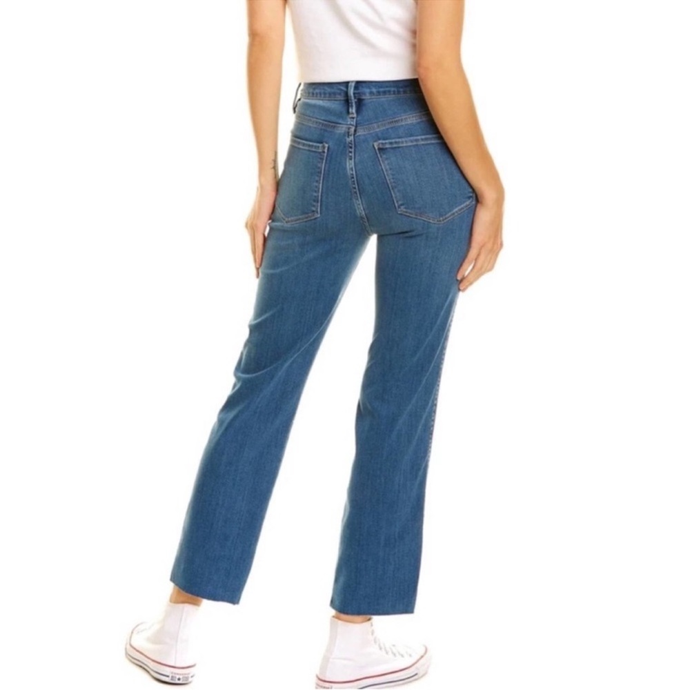 FRAME Le Sylvie Slender Straight Bonhill Raw Hem Jeans Size 31 - Picture 2 of 6